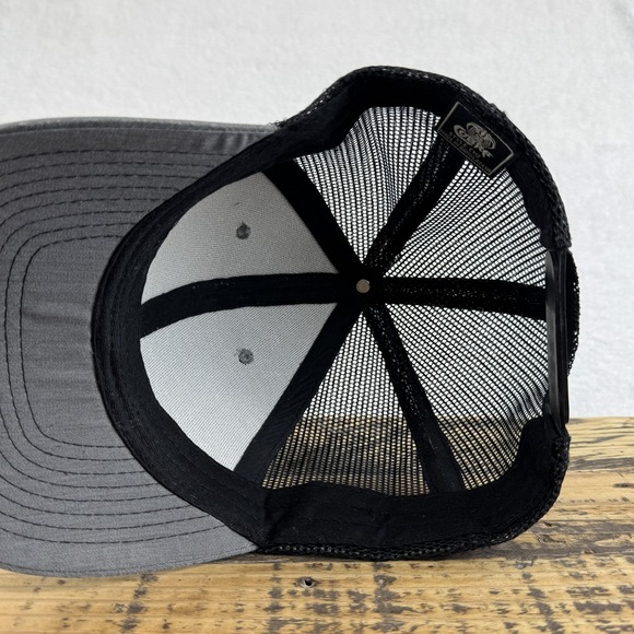 Pawpaw Hat Cap Snap Back Gray Black Mesh Trucker Patch Grandpa Mens Gift - Picture 6 of 7